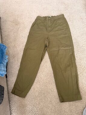 Madewell Olive Green Chino Trousers